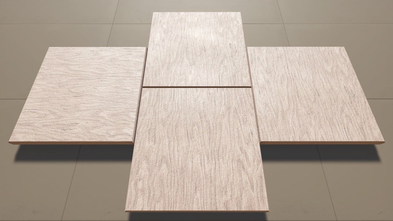 [AA] Pavement Slab T1 Wood2 2m