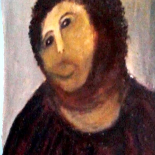 Potato Jesus painting version