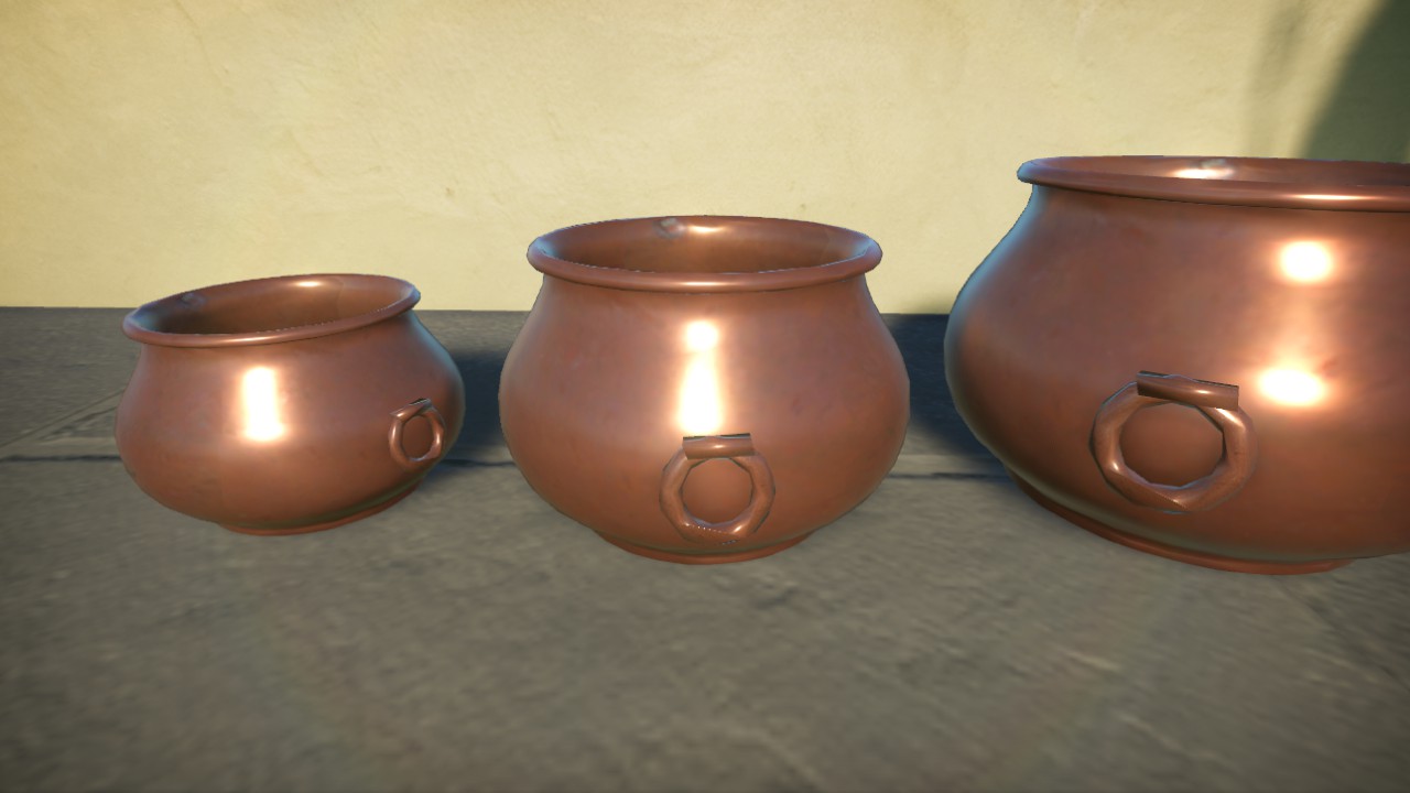 Cauldron 65 cm Copper