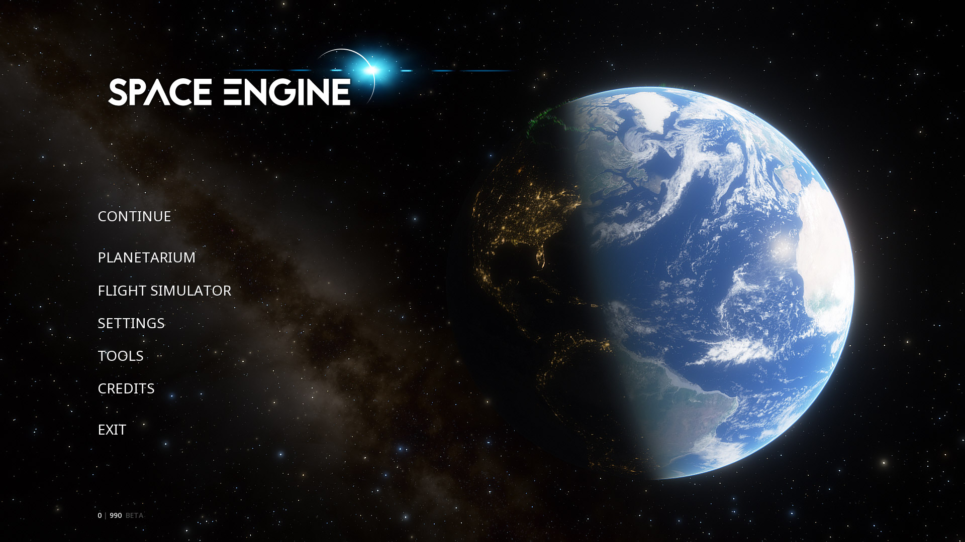 Earth - Main Menu Background