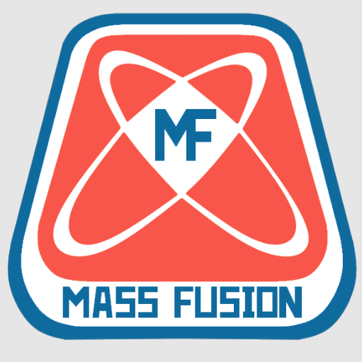 Mass Fusion logo framed