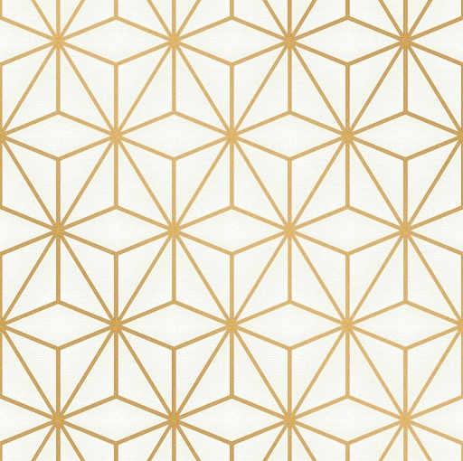 Square geometric pattern wall