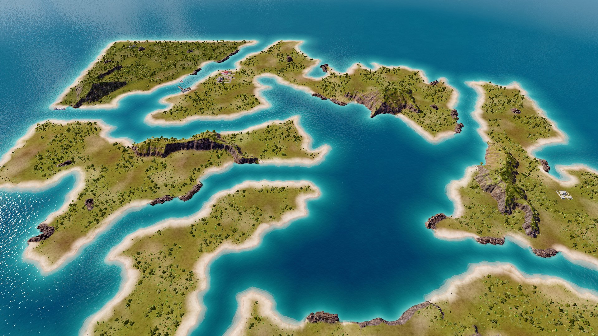 6 large islands