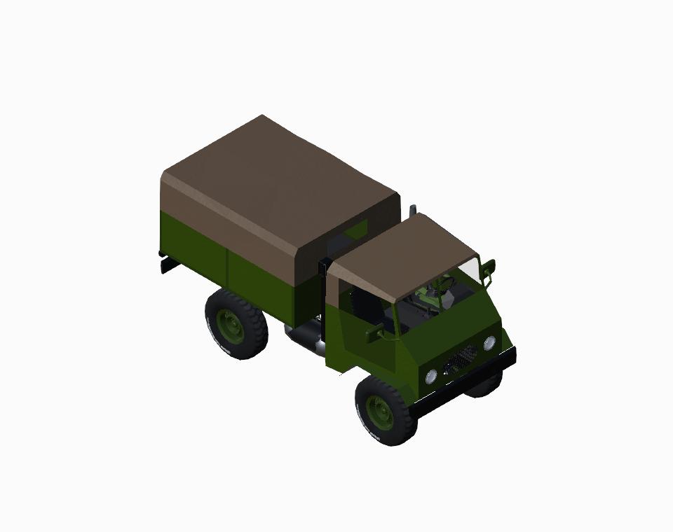 Military Truck (Portal Axles)