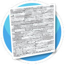 Slate tile design wall covering