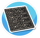 Berber Style Black Rug