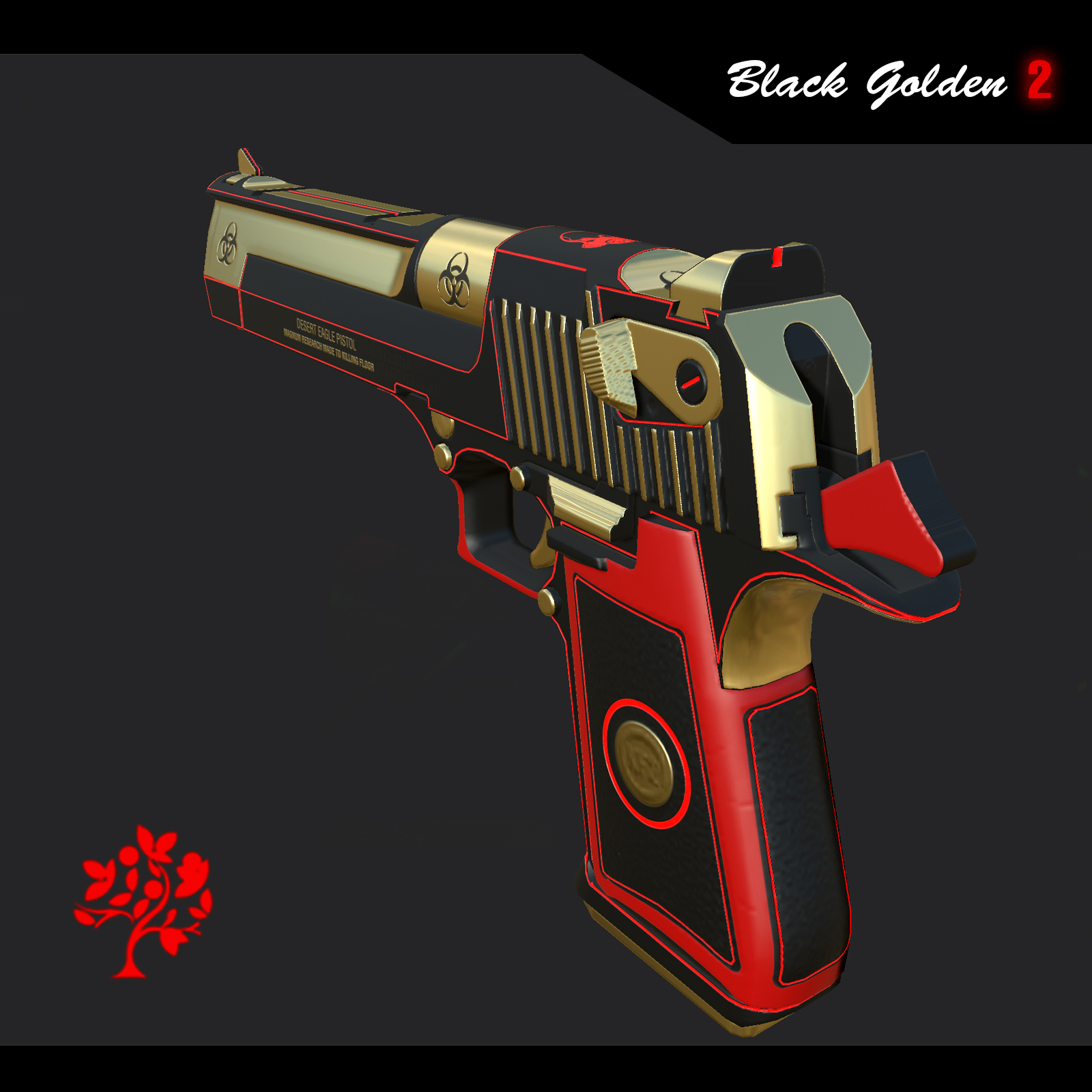 Black Golden 02 - Deagle