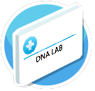 DNA Lab sign