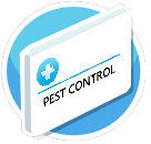 Pest control sign