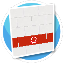 Heart Foundation wall edge