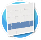 Light Blue Edge tile