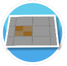Orange tiles