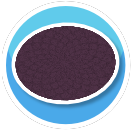 Purple Raindrop Circle Rug