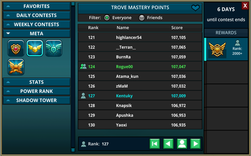 Enhanced UI - Leaderboards