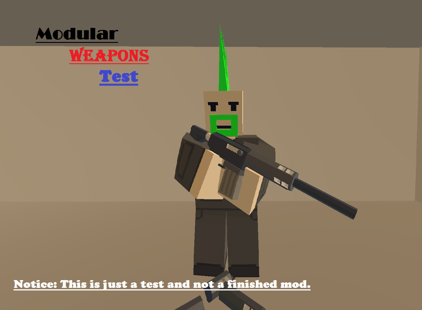 Modular Weapons Test – Unturned Mod