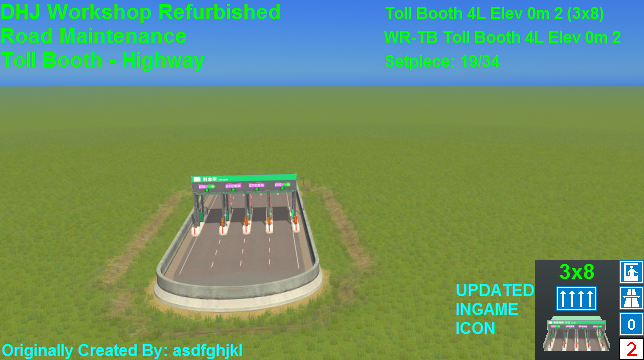 Toll Booth 4L Elev 0m 2 (3x8)