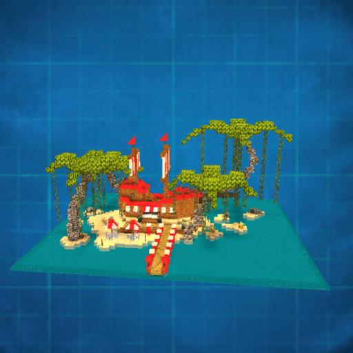 Pirate Ship Restaurant - 5277 Blocks