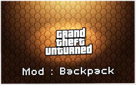 [GTU]-[Backpack] – Unturned Mod