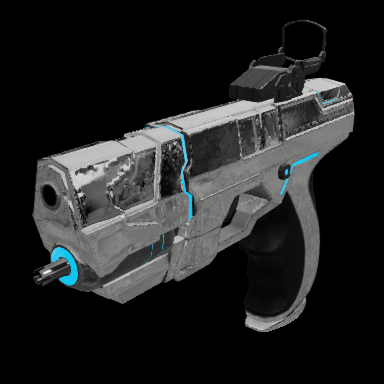 HMTech-101 Pistol | Chrome