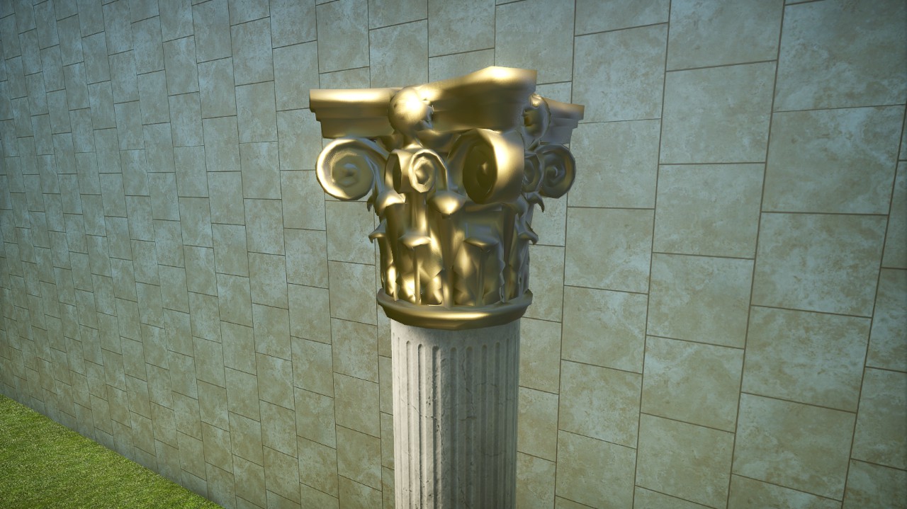Roman corinthian capital - Plated (big) preview
