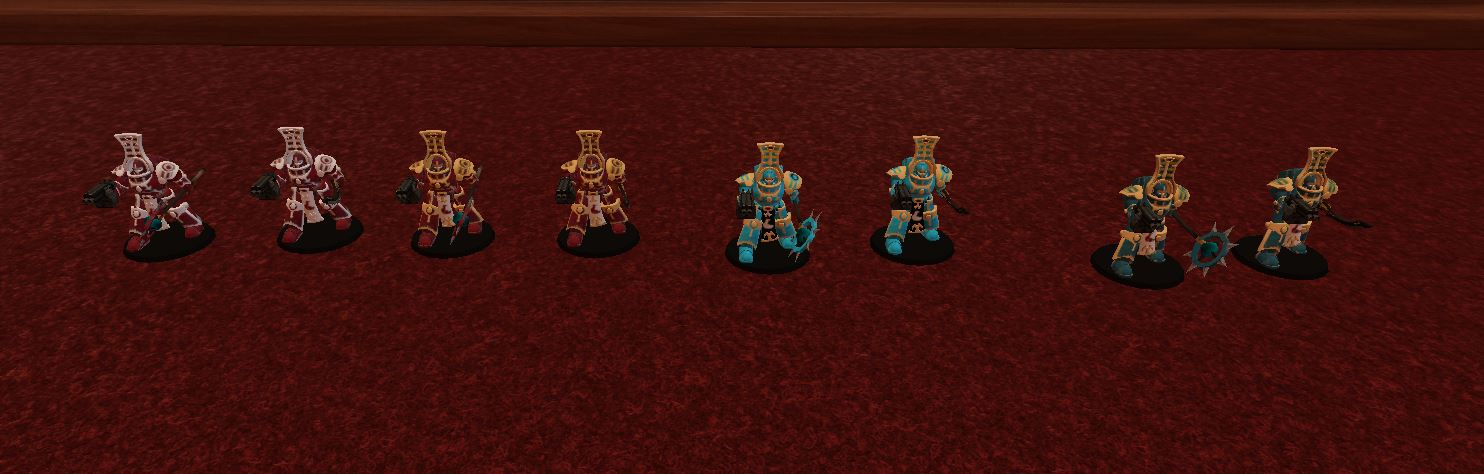 Warhammer 40,000: Sekhmet Terminators (pre and post heresy)