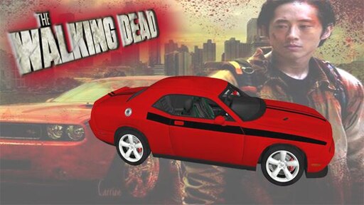Glenn専用　レッドディスカコラール I made Glenn's Dodge Challenger from The Walking Dead : r