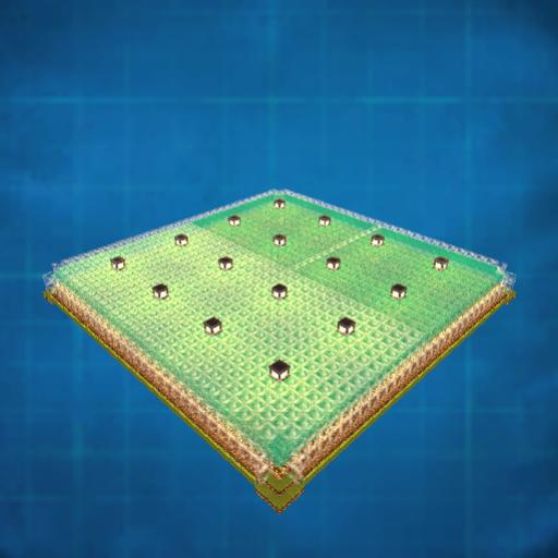 Fully Lit Hydroponics Lab 32 by 32 Wheat Field