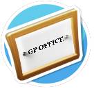 Wooden GP Office Sign preview