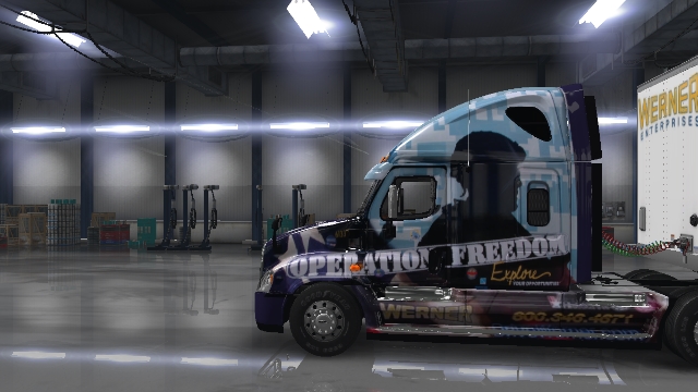 werner 1st operation freedom truck