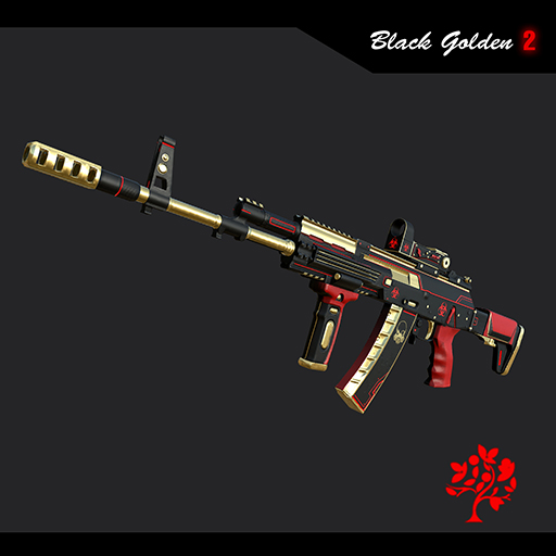 Black Golden 02 - AK-12