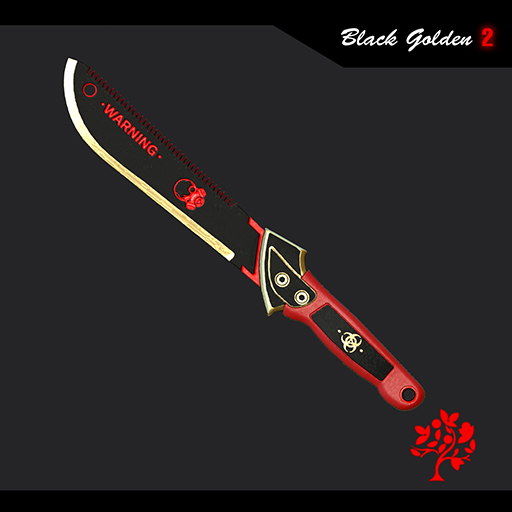 Black Golden 02 - Comando Knife