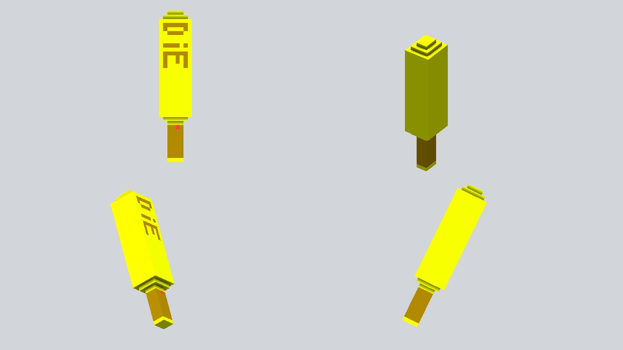 golden baseball bat
