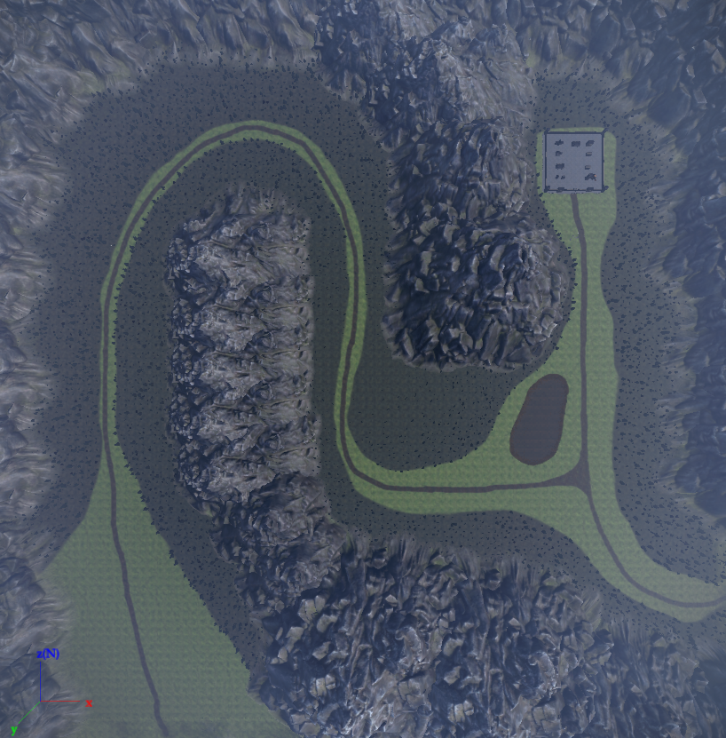 Aizu Pass-inspired Battle Map