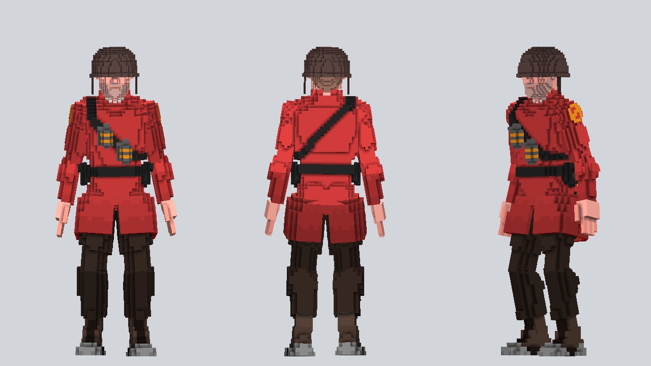RED Soldier with Gunboats preview