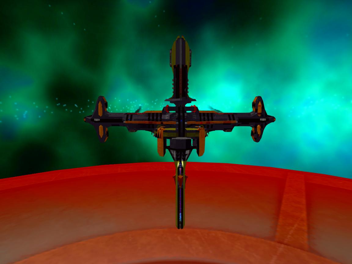 ORBITAL RAILGUN CLOUDS CROSS