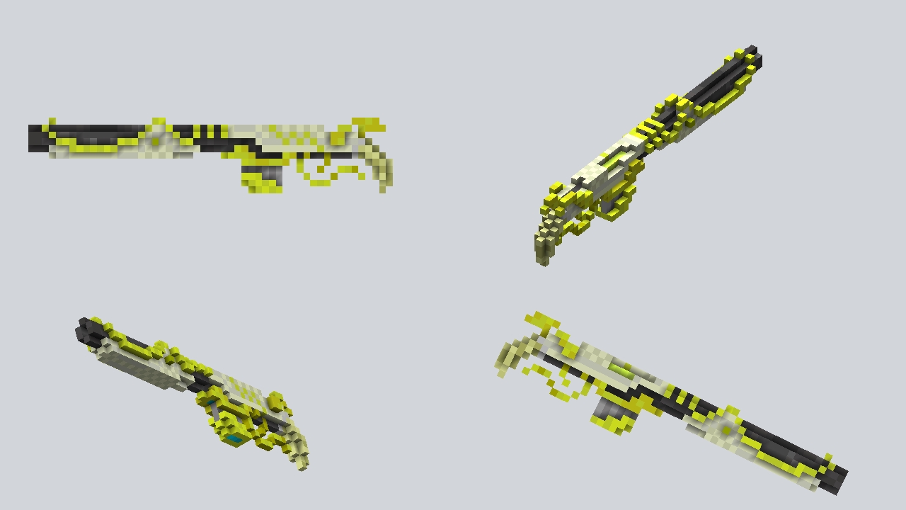 Marfil and Gold Rifle