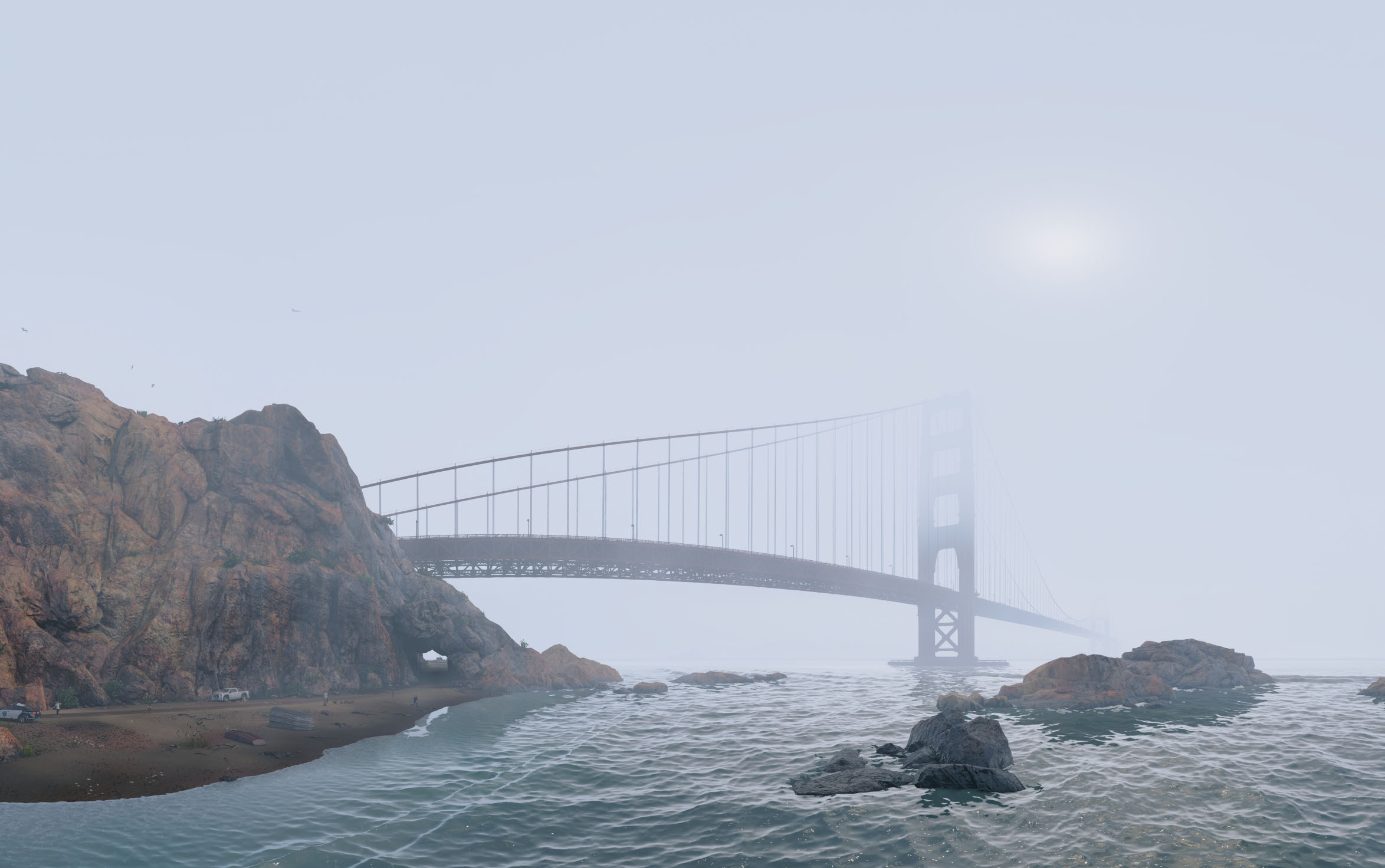 Watch Dogs 2 Foggy Bridge