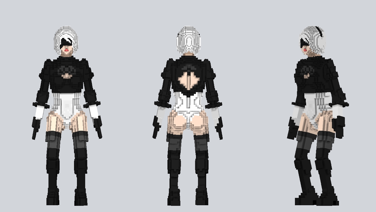 YoRHa No.2 Type B (2B) (after self destruction)