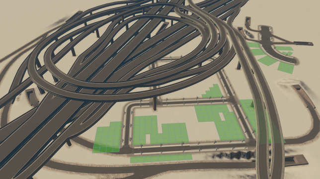 JCT/IC/パーキングエリア融合型ジャンクション その１