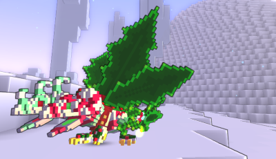 Two-Headed Peppermint Dragon