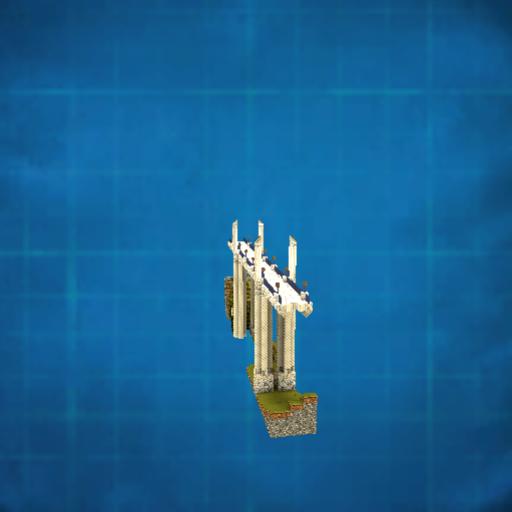 Portion of a three claim bridge