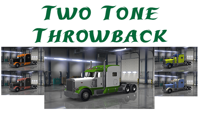 Two Tone Throwback Recolorable Paintjob (389)