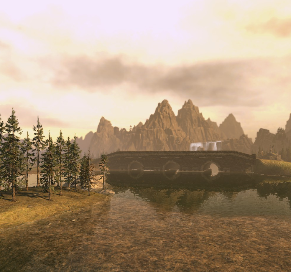 Ol' Waterfall Bridge by Kazad