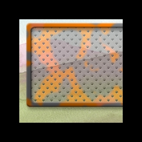 Orange Grey Faceplate