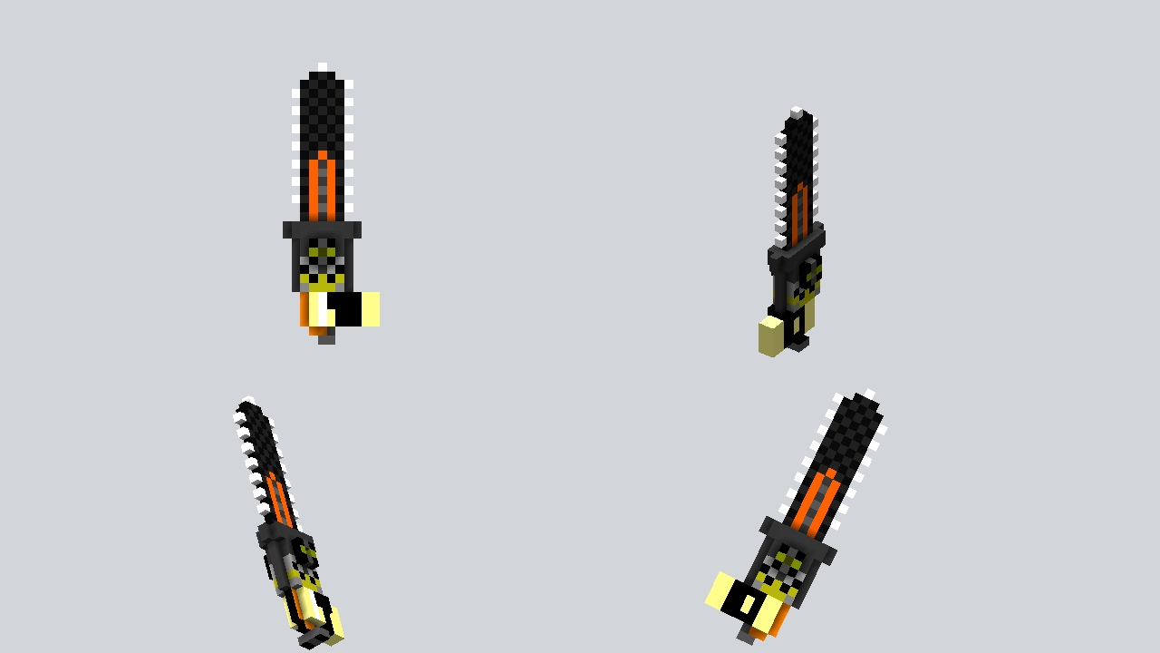 Chainsaw Sword with hand