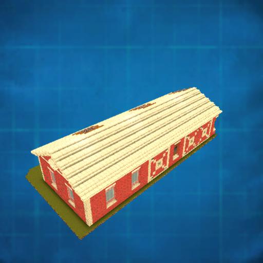 Garage for tractors and harvester  1/2