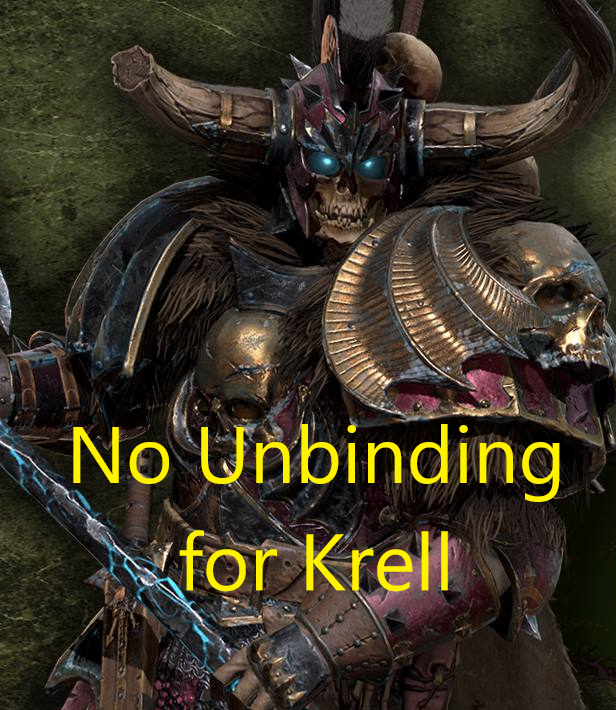 No Unbinding for Krell