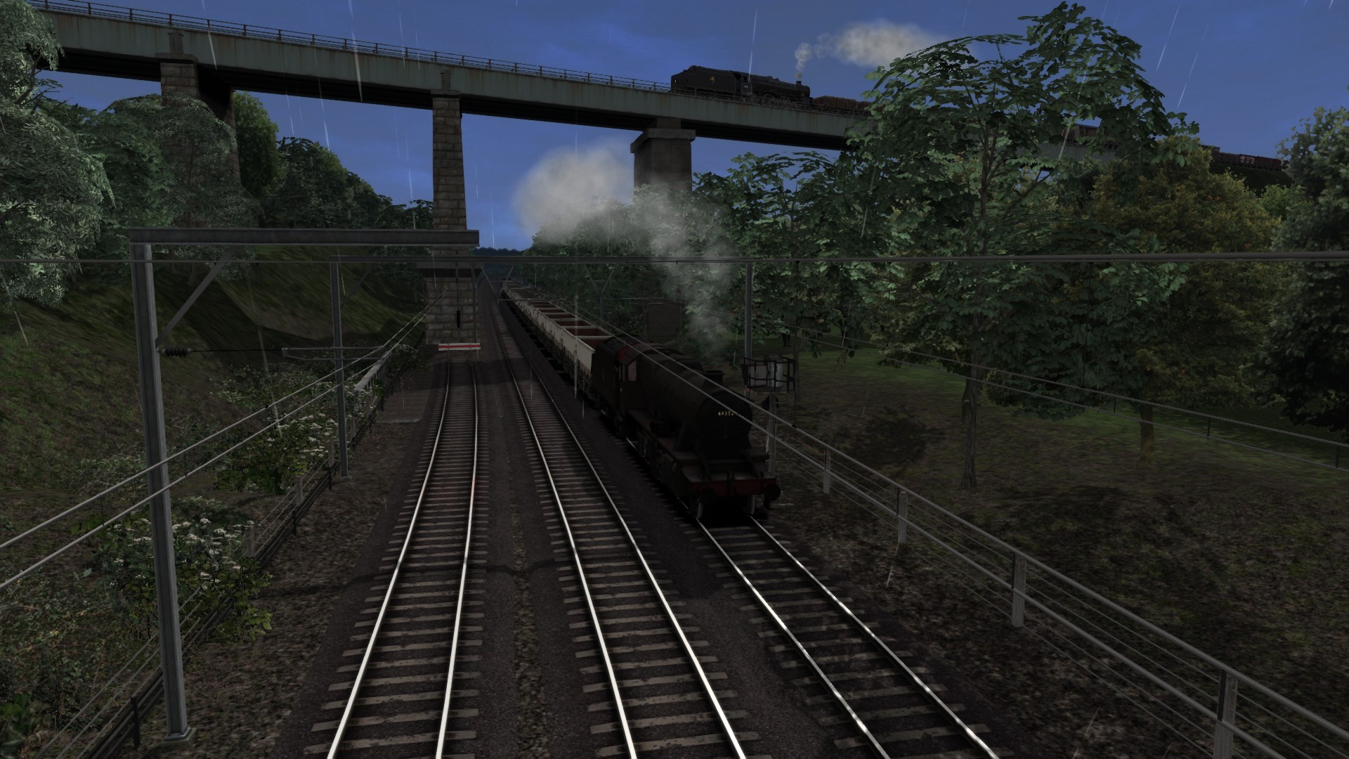 N.S102 Woodhead 8F Downhill braking challenge Penistone mixed freight, then empty hoppers to Wath