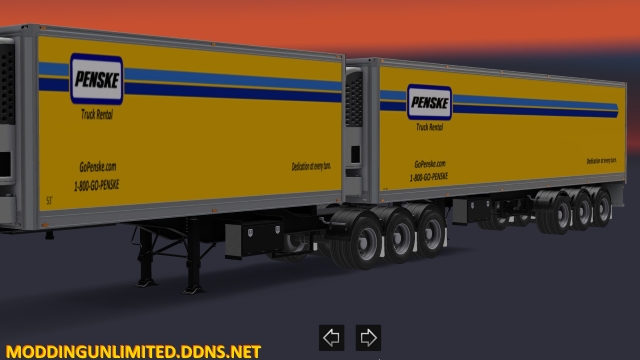 Penske Standalone Double Trailers