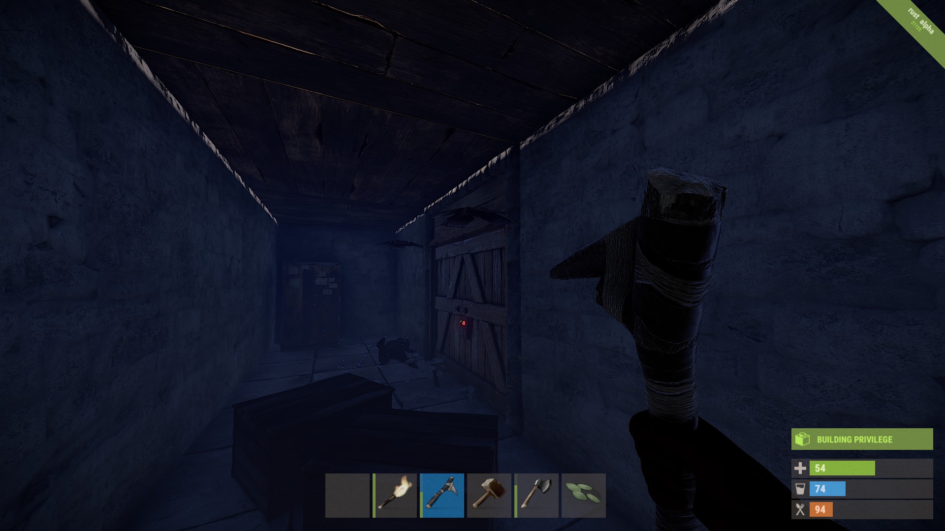 Rust video game landmine trap screenshot